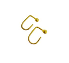 Dot Hug Earrings in 22kt Yellow Gold
