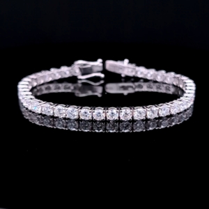 TENNIS BRACELET 14KW DEF VS2 HPHT DIA 9.76CTS