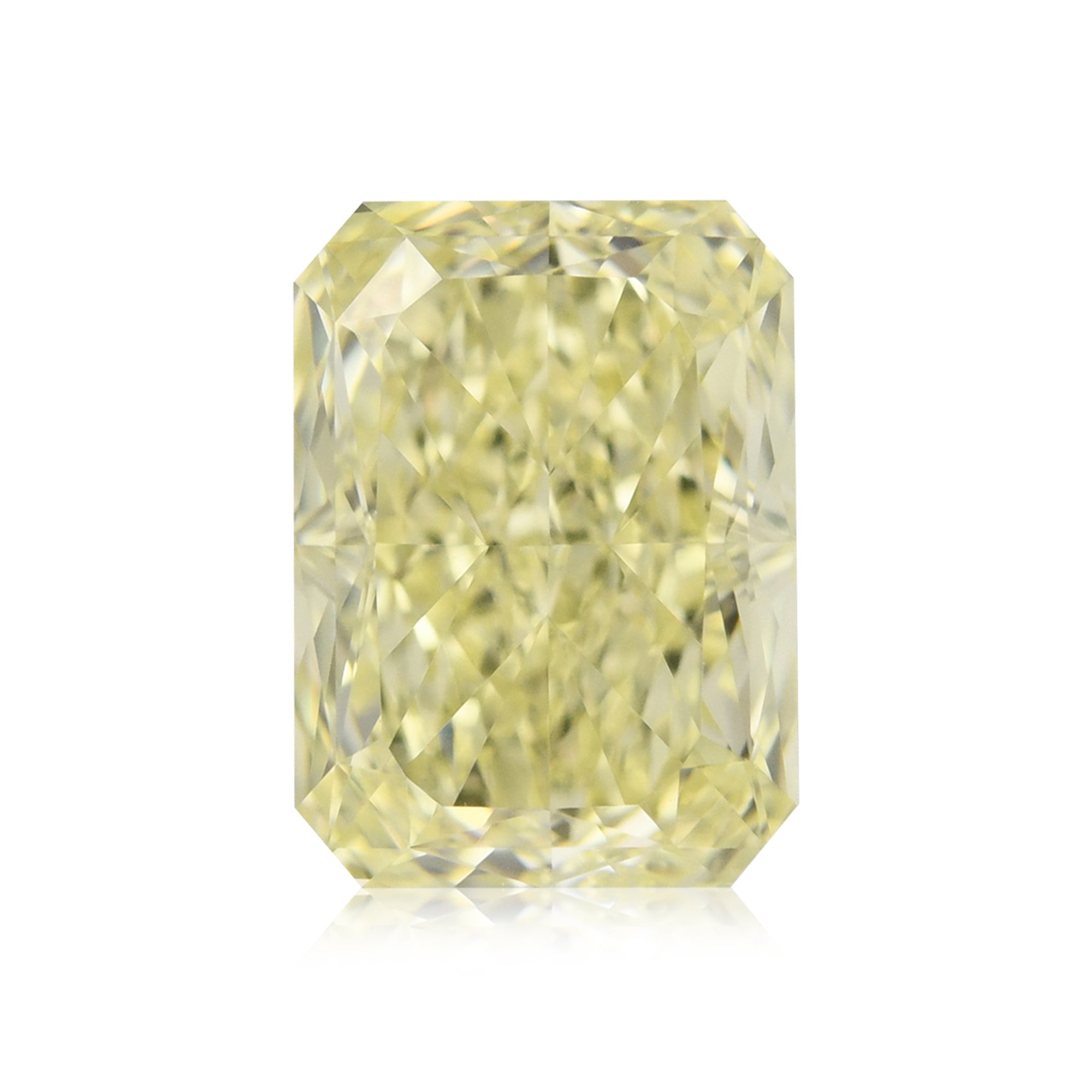 2.04 Carat Radiant Cut colored Natural Diamond - VS1 - yellow - GIA Certificate