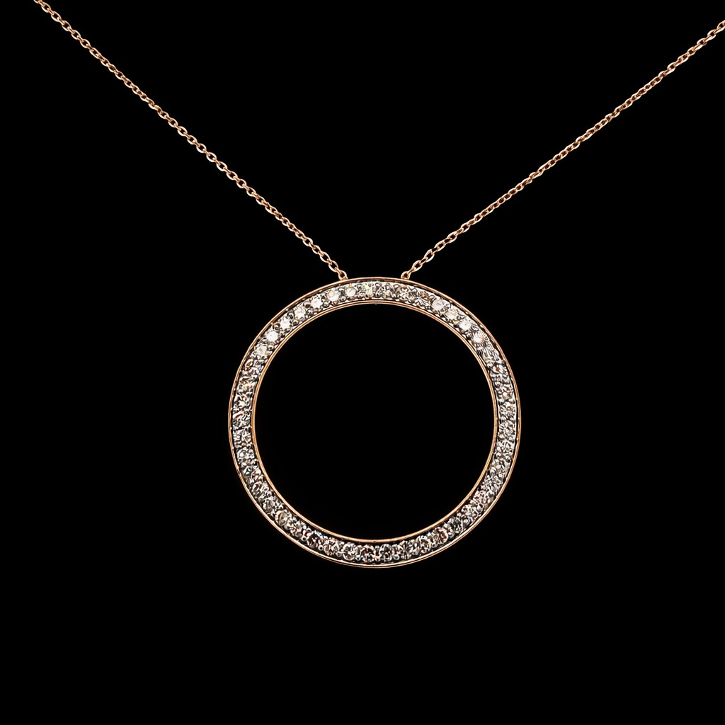 FANCY PENDANT 14KR VS-SI CVD DIA 1.35CTS
