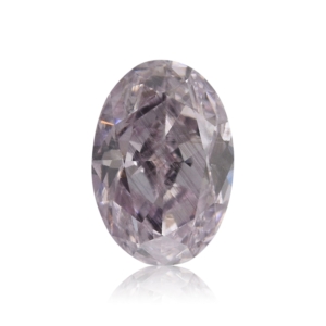 0.5 Carat Oval Cut colored Natural Diamond - SI2 - pink - GIA Certificate